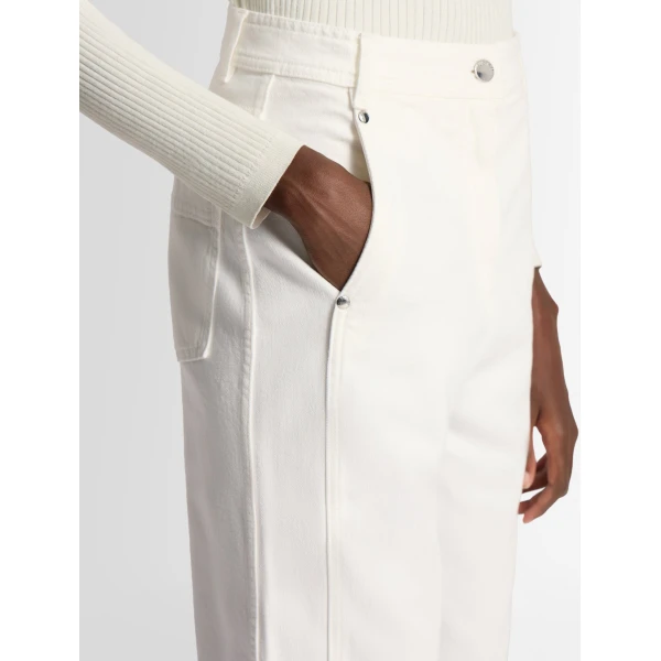 Fusalp Nalvy W Pants in Snow, view 5 | Tailored pants | Coveti
