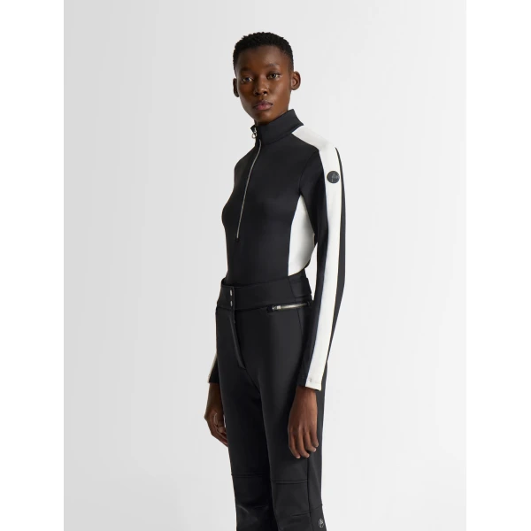 Fusalp Negam Thermal Layer in Black and Snow, view 3 | Base Layers | Coveti