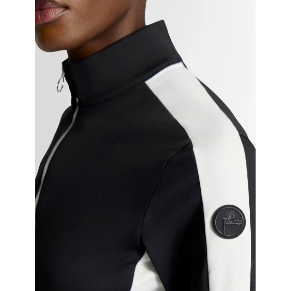 Fusalp Negam Thermal Layer in Black and Snow, view 5 | Base Layers | Coveti