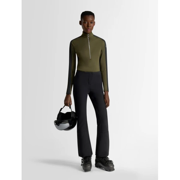 Fusalp Negam Thermal Layer in Moss Green and Black, view 2 | Base Layers | Coveti