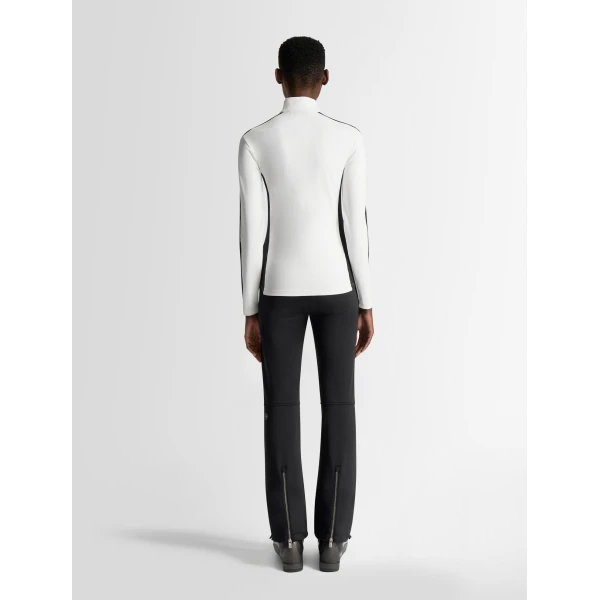 Fusalp Negam Thermal Layer in Snow and Black, view 4 | Base Layers | Coveti