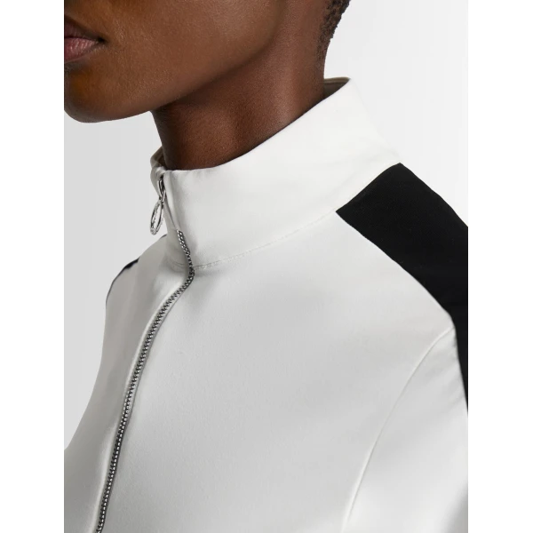 Fusalp Negam Thermal Layer in Snow and Black, view 5 | Base Layers | Coveti