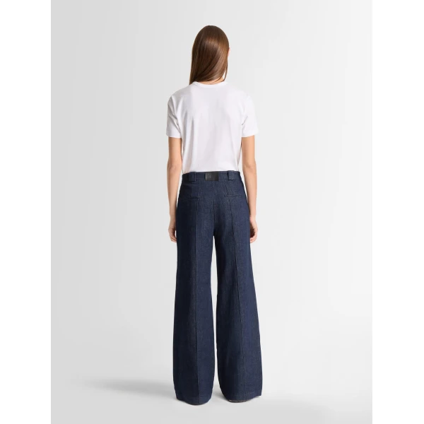 Fusalp Noela Denim Pants in Zephyr Denim, view 4 | Denim | Coveti