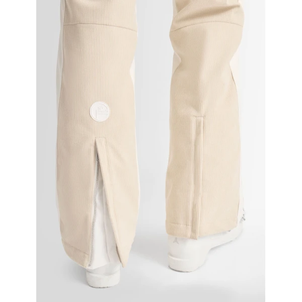 Fusalp Nolai Velvet Ski Pants in Desert and Snow, view 4 | Ski Pants | Coveti