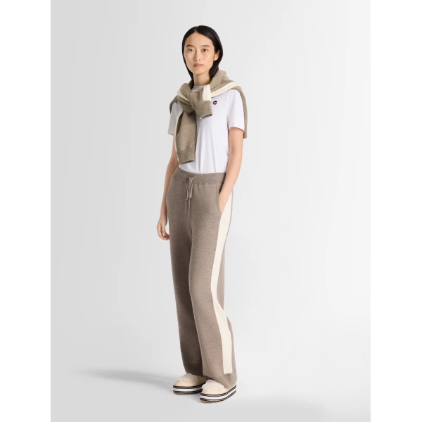 Fusalp Nymira Pants in Eagle and Snow, view 3 | Wide leg pants | Coveti