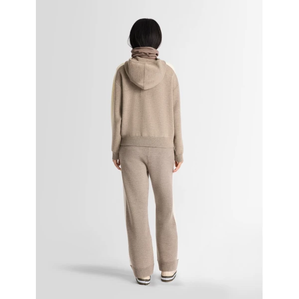 Fusalp Nymira Zip Up Jacket in Eagle and Snow, view 4 | Jackets | Coveti