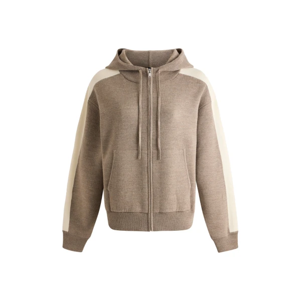 Fusalp Nymira Zip Up Jacket in Eagle and Snow | Jackets | Coveti