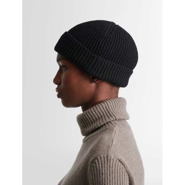 Fusalp Nyx Beanie in Black, view 3 | Hats | Coveti