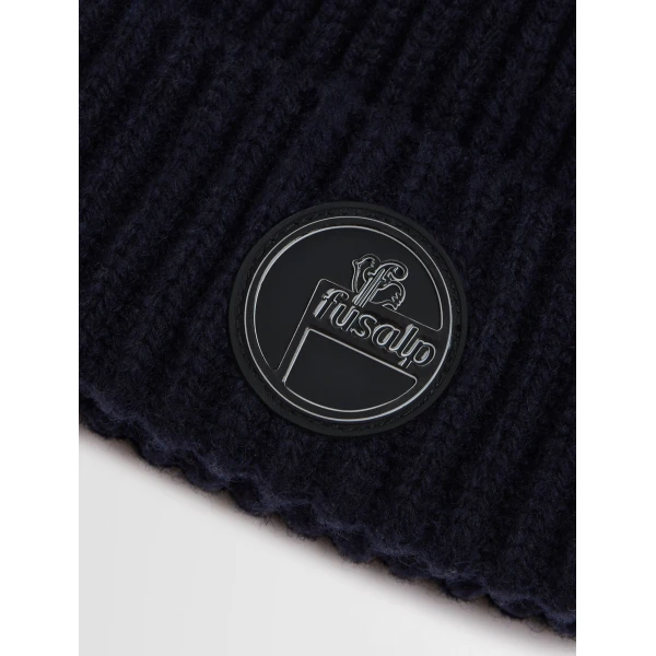 Fusalp Nyx Beanie in Navy, view 2 | Hats | Coveti