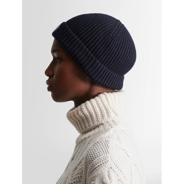 Fusalp Nyx Beanie in Navy, view 3 | Hats | Coveti