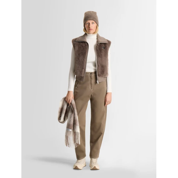 Fusalp Piagae Sleeveless Jacket in Falcon, view 2 | Vests | Coveti