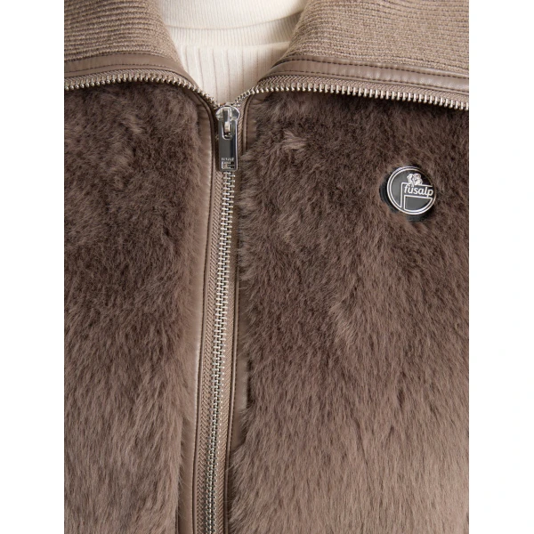 Fusalp Piagae Sleeveless Jacket in Falcon, view 5 | Vests | Coveti