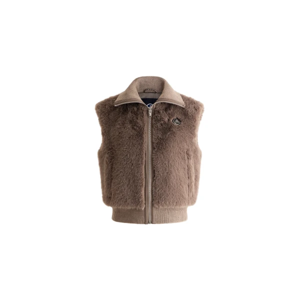 Piagae Sleeveless Jacket in Falcon