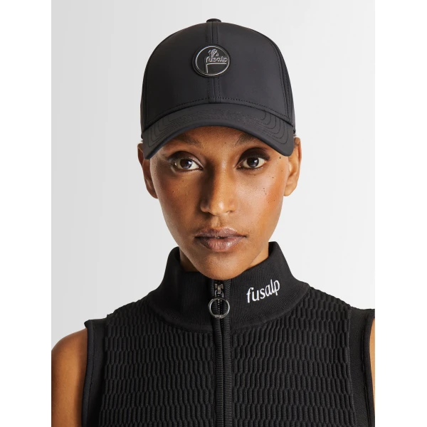 Fusalp Raining Cap in Black, view 4 | Hats | Coveti