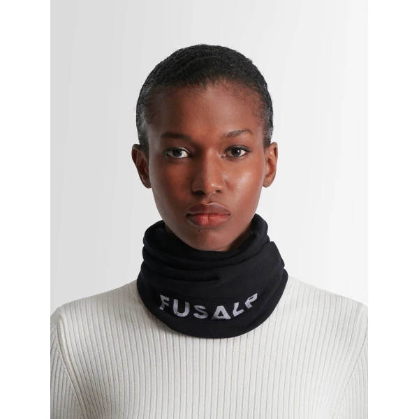 Fusalp Ruan Neck Warmer in Black, view 3 | Scarves | Coveti