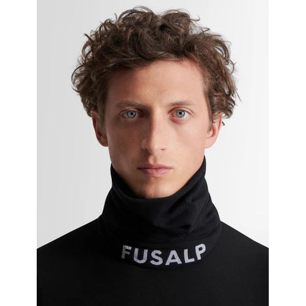 Fusalp Ruan Neck Warmer in Black, view 5 | Scarves | Coveti