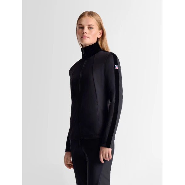Fusalp Stellaria Lightweight Jacket in Black, view 3 | Skiwear | Coveti