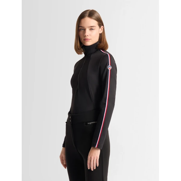 Fusalp Stellia Thermal Layer in Black, view 3 | Base Layers | Coveti