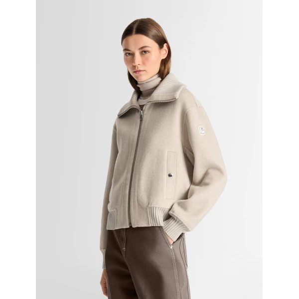 Fusalp Thyline Jacket in Atmo Marl and Arctic Wolf, view 3 | Jackets | Coveti