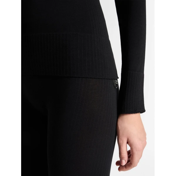 Fusalp Troop Crew Neck Thermal Layer in Black, view 5 | Base Layers | Coveti