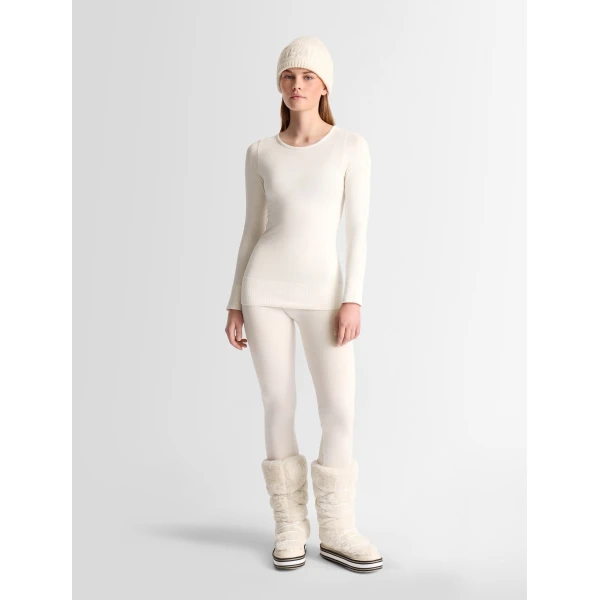 Fusalp Troop Crew Neck Thermal Layer in Snow, view 2 | Base Layers | Coveti
