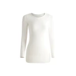 Fusalp Troop Crew Neck Thermal Layer in Snow | Base Layers | Coveti