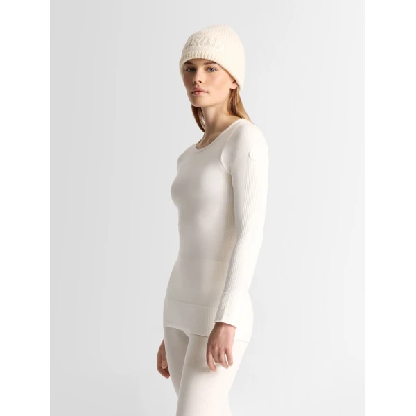 Fusalp Troop Crew Neck Thermal Layer in Snow, view 3 | Base Layers | Coveti