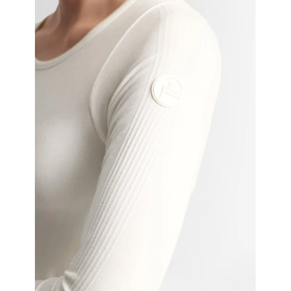 Fusalp Troop Crew Neck Thermal Layer in Snow, view 5 | Base Layers | Coveti