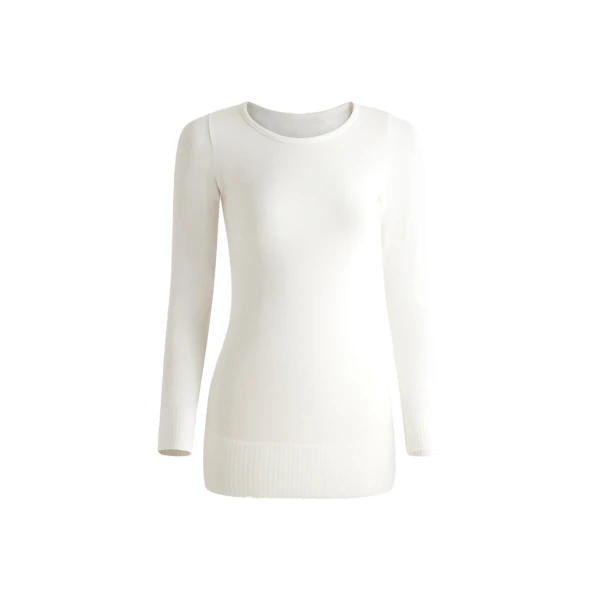 Fusalp Troop Crew Neck Thermal Layer in Snow | Base Layers | Coveti