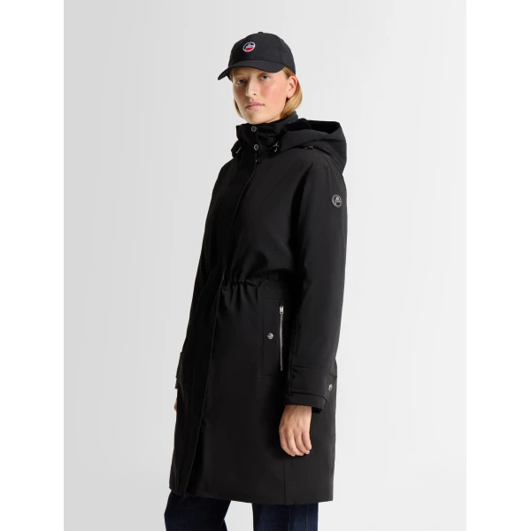 Fusalp Valomea Coat in Black, view 3 | Coats | Coveti