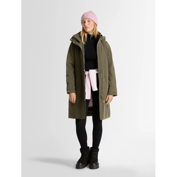 Fusalp Valomea Coat in Moss Green, view 2 | Coats | Coveti