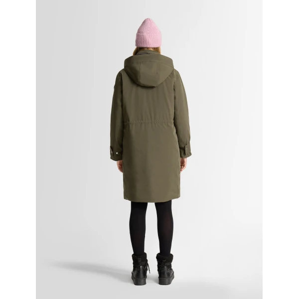 Fusalp Valomea Coat in Moss Green, view 4 | Coats | Coveti