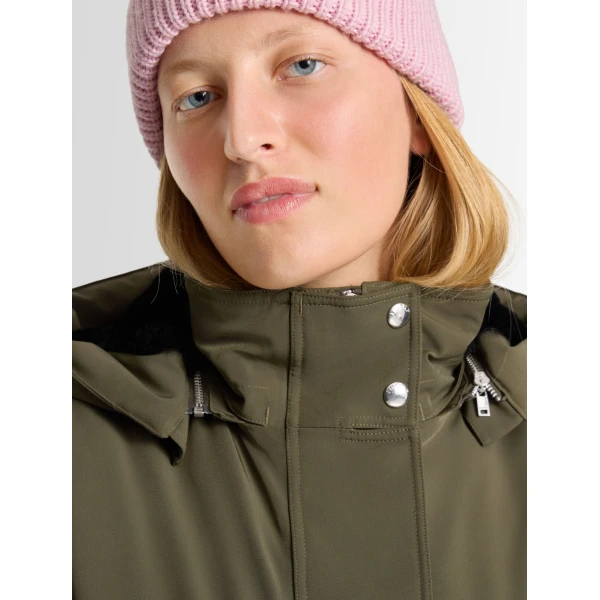 Fusalp Valomea Coat in Moss Green, view 5 | Coats | Coveti