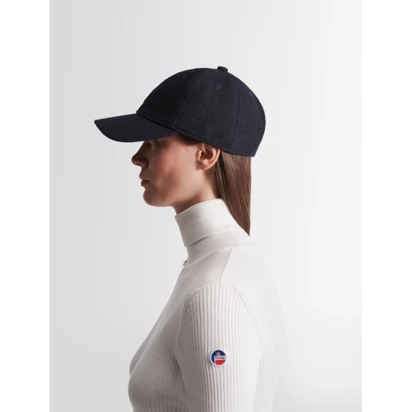 Fusalp Wool Cap in Navy, view 5 | Hats | Coveti