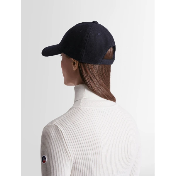 Fusalp Wool Cap in Navy, view 6 | Hats | Coveti