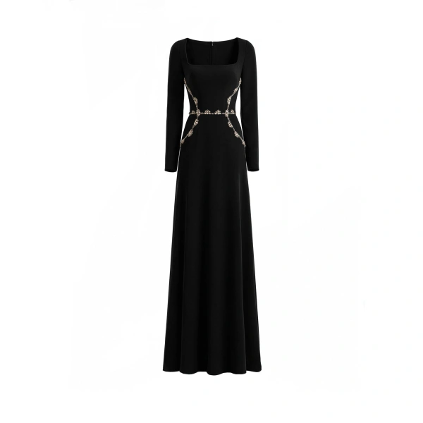 Beaded Waist Dress