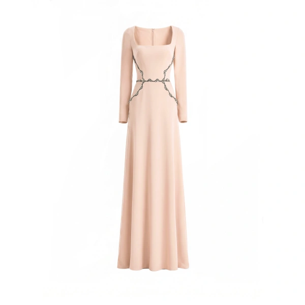 Beaded Waist Dress