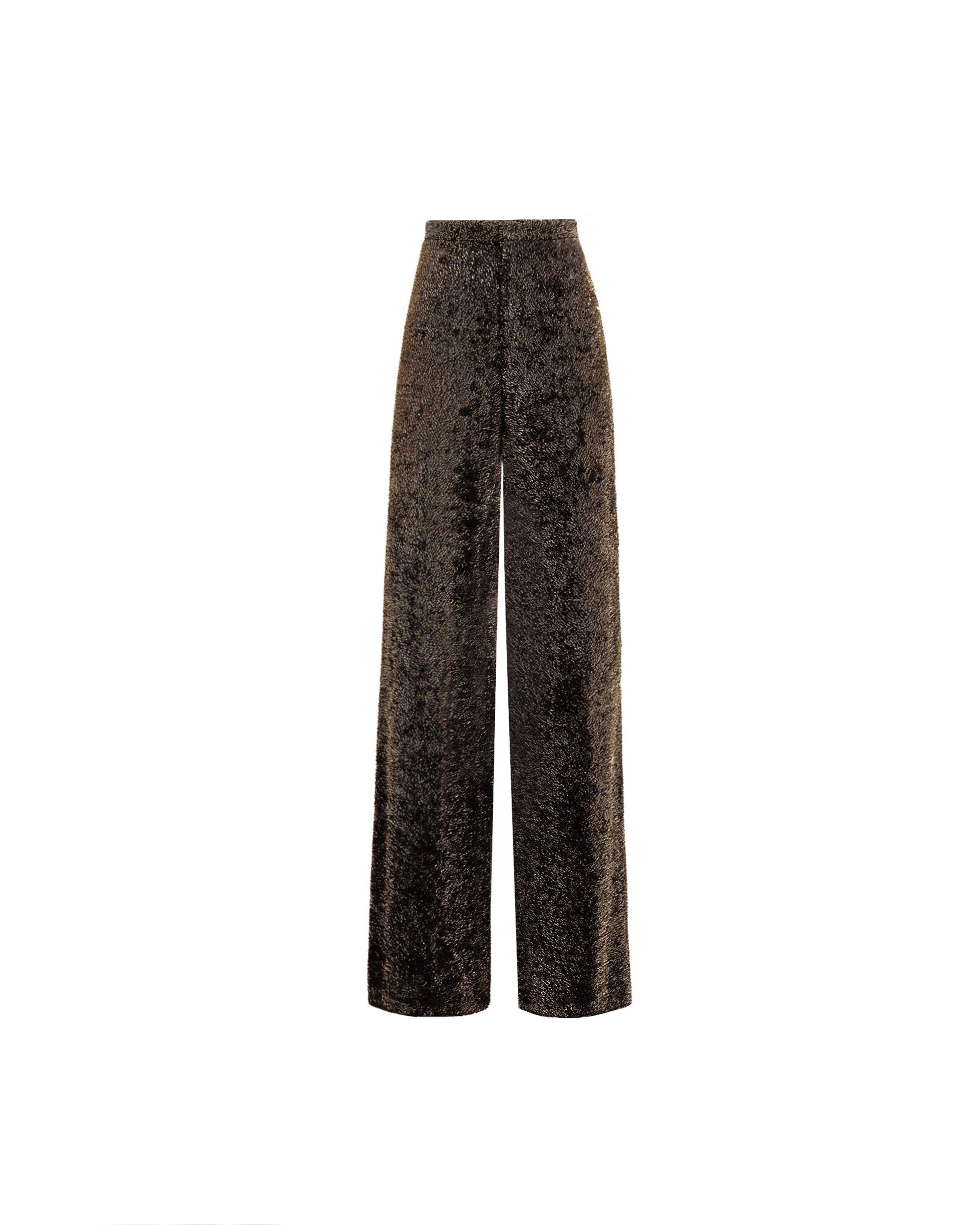 Gemy Maalouf High-Waisted Sculpted Trousers in Brown Gemy Maalouf High-Waisted Sculpted Trousers in Brown | Tailored Pants | Coveti