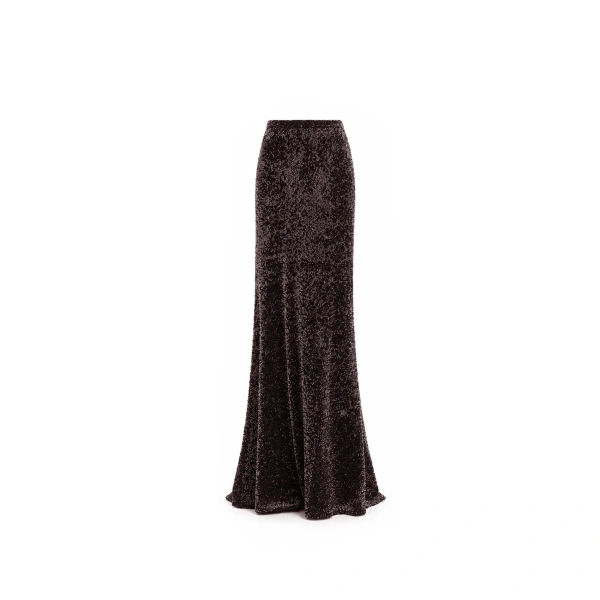 Sequined Slim Long Skirt