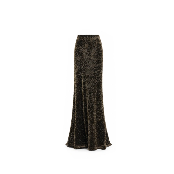 Sequined Slim Long Skirt