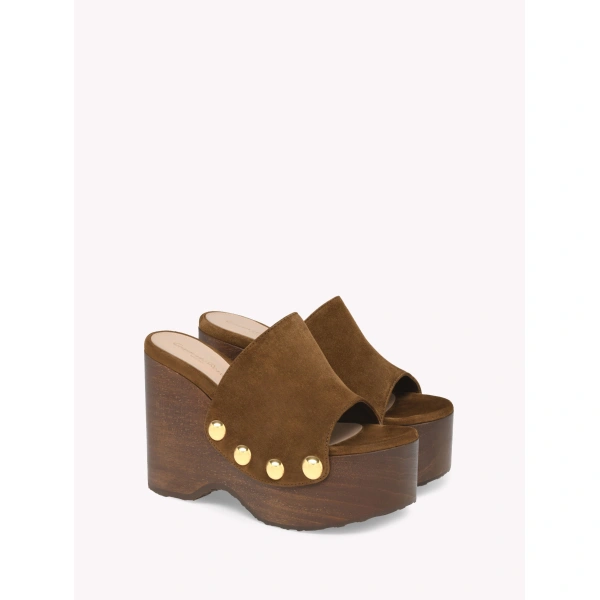 Gianvito Rossi Ardèa Platform Pumps in Texas Suede, view 2 | Platform Heels