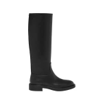 Gianvito Rossi Ascott Knee-High Boots in Black Leather | Knee-High Boots