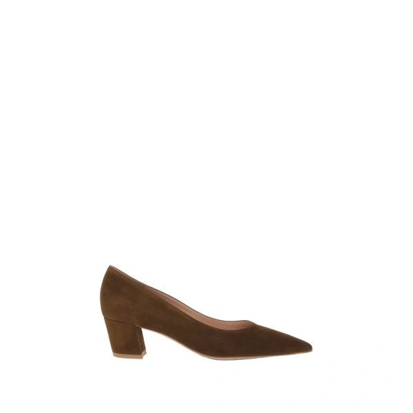 Gianvito Rossi Aylin 45 Pumps in Texas Suede | Kitten Heels