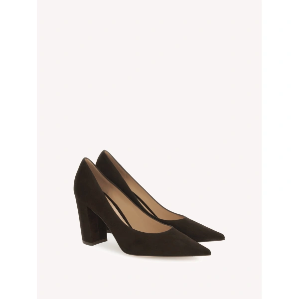 Gianvito Rossi Aylin Pumps in Mocha, view 2 | Pumps