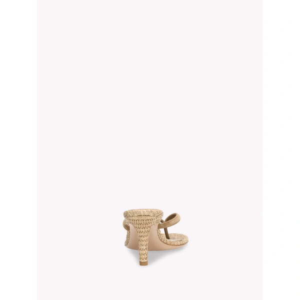 Gianvito Rossi Calypso Thong Sandals in Brown Suede, view 4 | Sandals