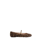 Gianvito Rossi Carla Flats in Leopard Print Suede | Flats