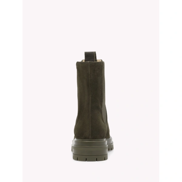 Gianvito Rossi Chester Ankle Boots in Dark Olive, view 4 | Ankle Boots