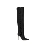 Gianvito Rossi Eden Over-the-Knee Boots in Black Nappa | Boots