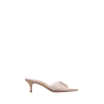 Gianvito Rossi Elle 55 Mules in Nude Plexi | Mules