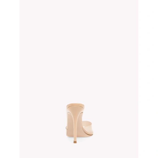 Gianvito Rossi Elle Sandals in Nude Plexi, view 4 | Sandals